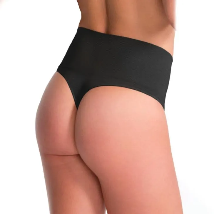 2-Pack: Compression High-Waisted Thong Shaper