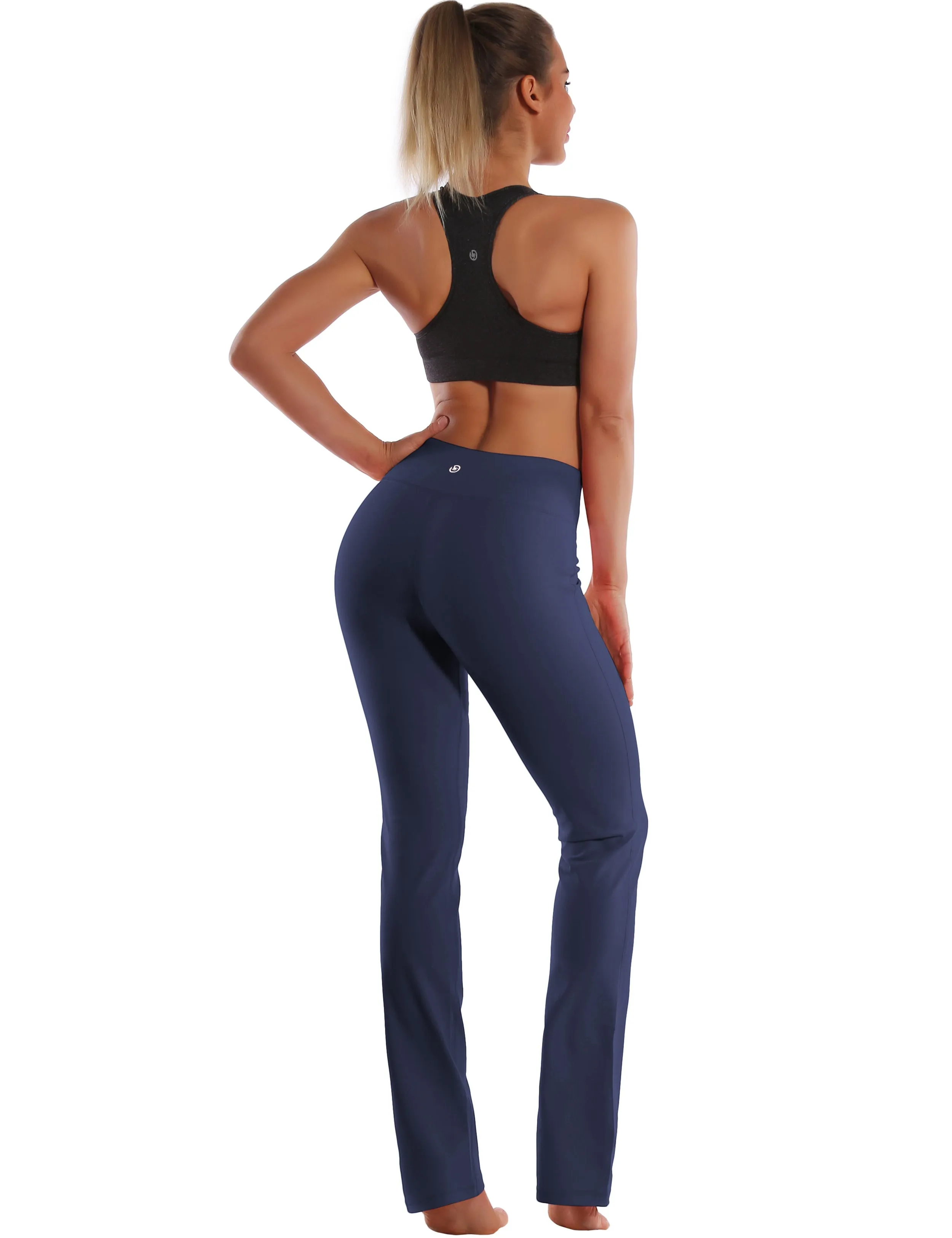 29" 31" 33" 35" Straight Leg Leggings graynavy_Running