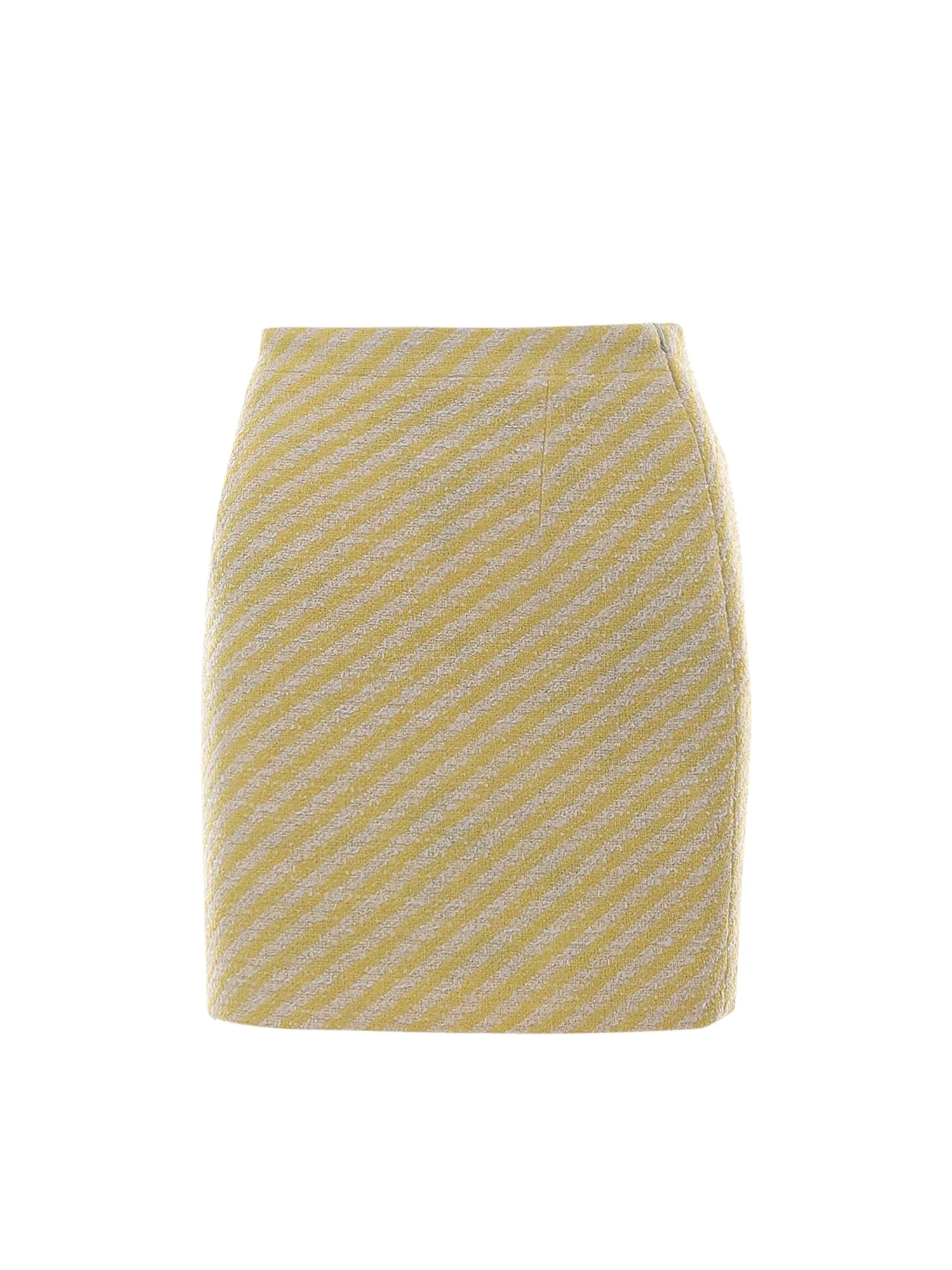 Alessandra Rich Striped High-Waisted Skirt