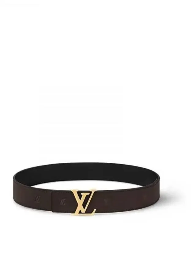 Belt LV Initial Blason itiales Blas 40mm Reversible Brown M8841U