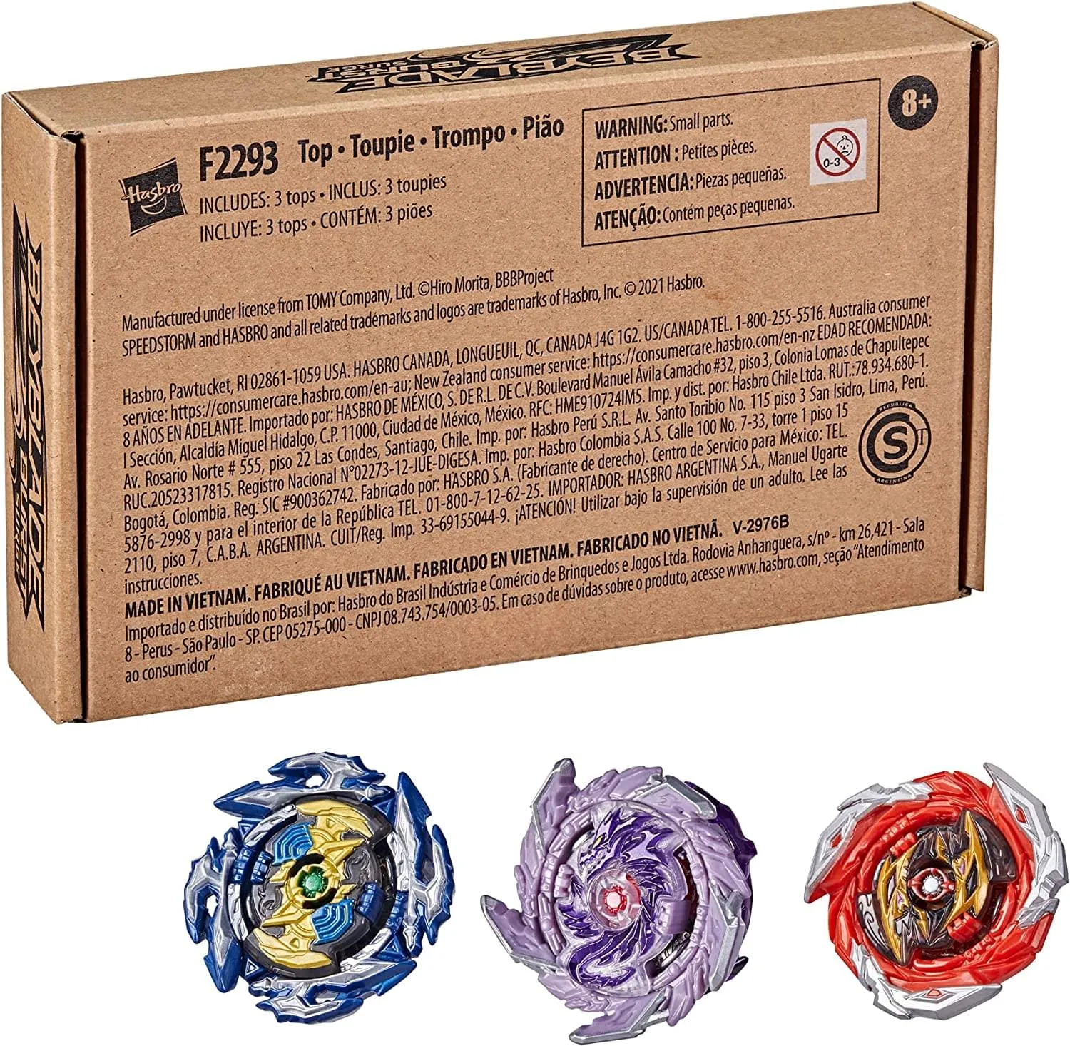 Beyblade Burst Surge Speedstorm Thunder Threat 3-Pack