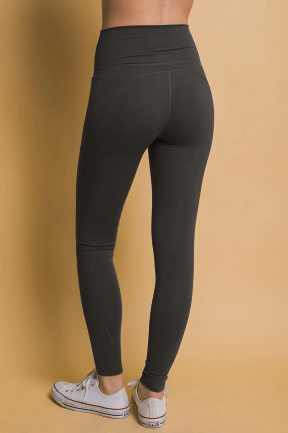 Black Butter Soft Leggings with Side Pockets