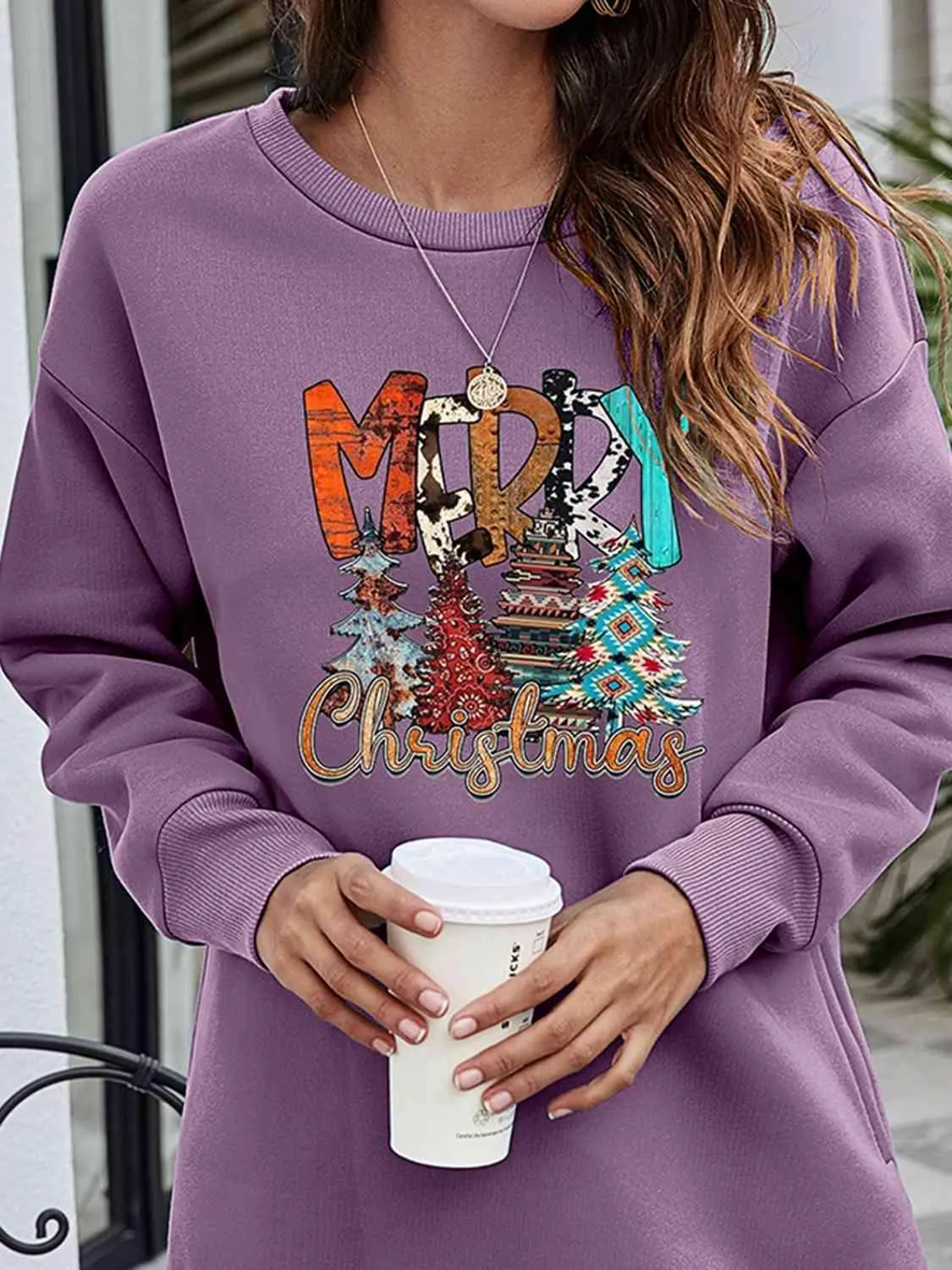 Cheerful Christmas Celebration Graphic Sweater