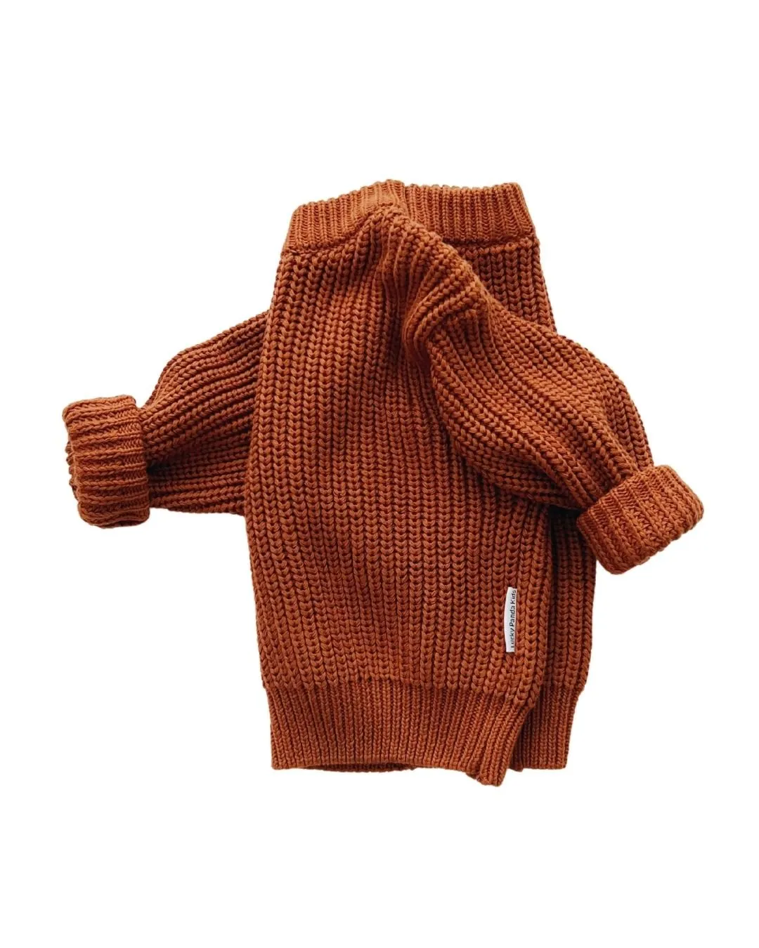 Chunky Knit Sweater - Rust