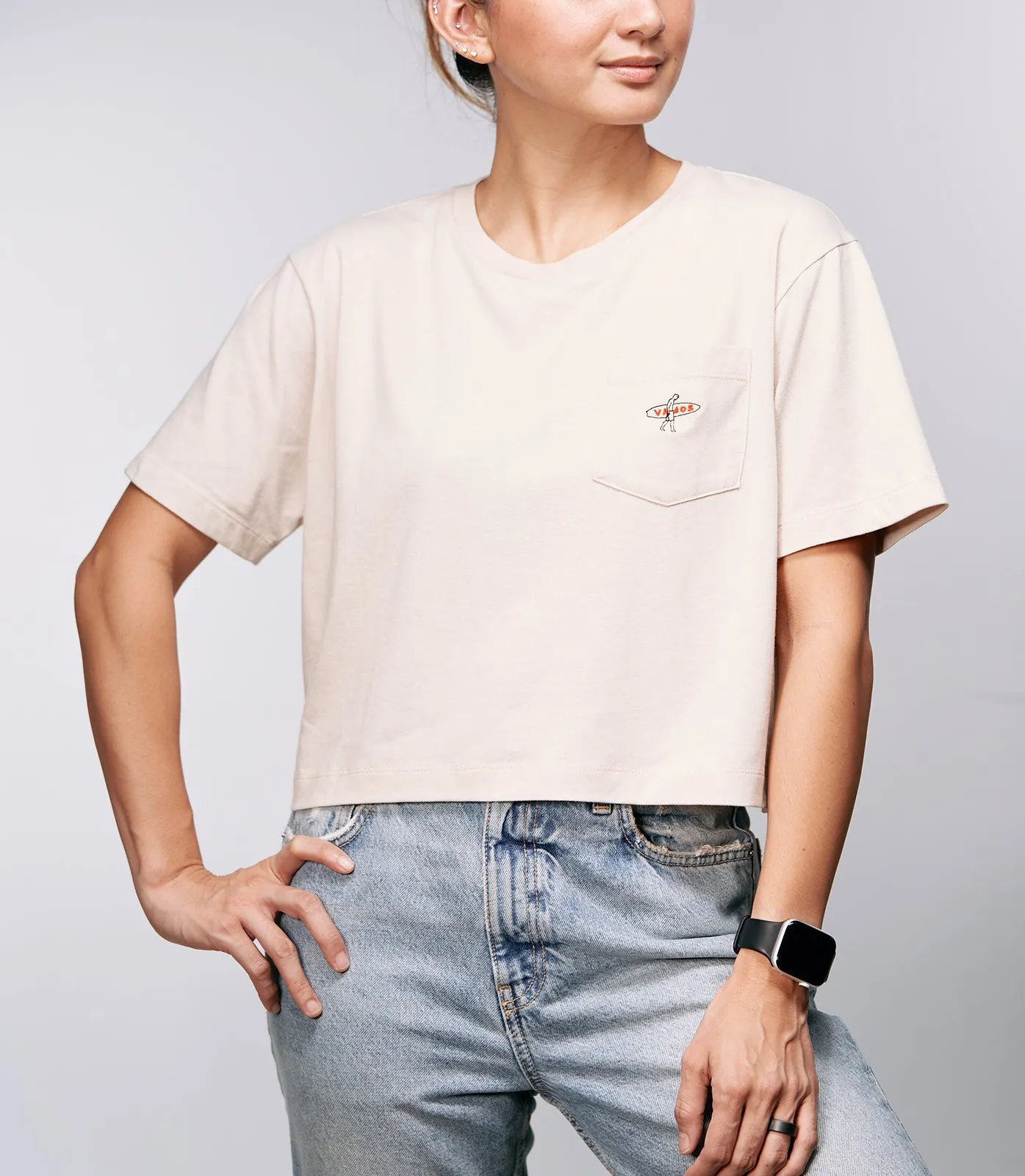 DAPHNE BELLA BOX TEE BEIGE