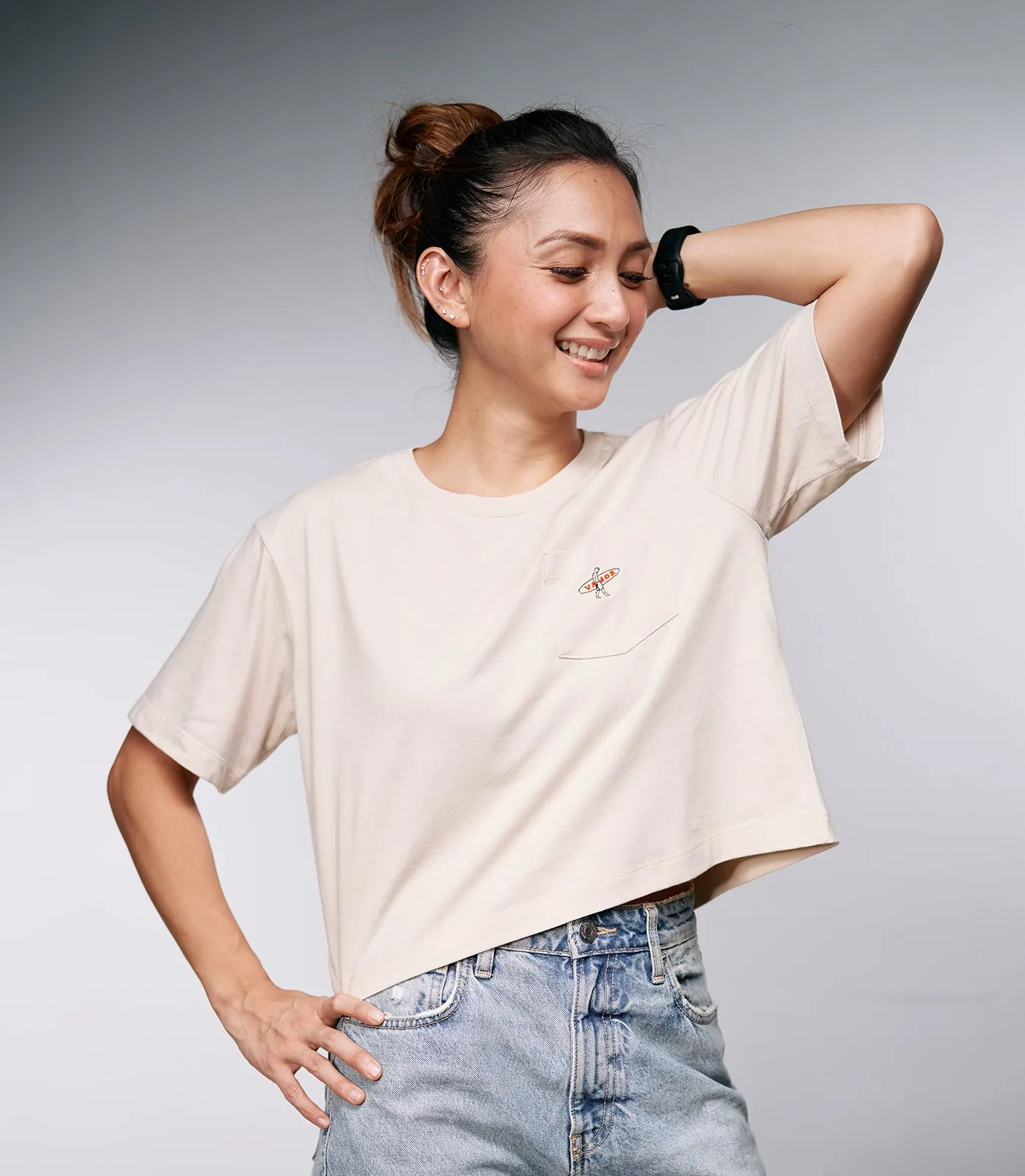 DAPHNE BELLA BOX TEE BEIGE