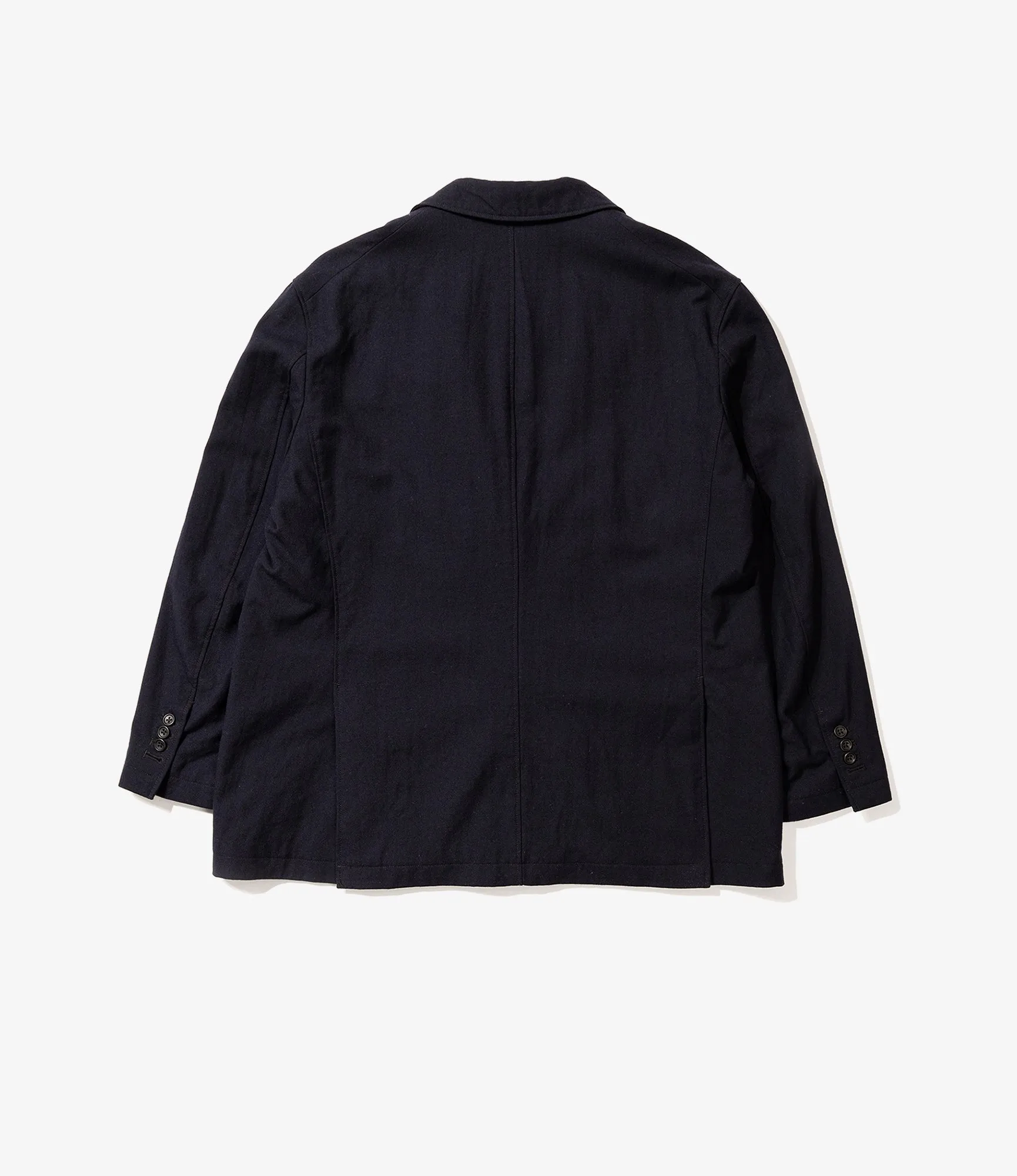 Engineered Garments DBL Peak Jacket - Dk. Navy Wool Uniform Serge