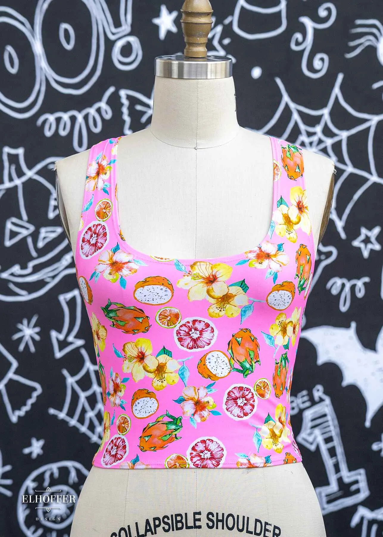 Essential Buffy Crop Top - Dragonfruit Queen