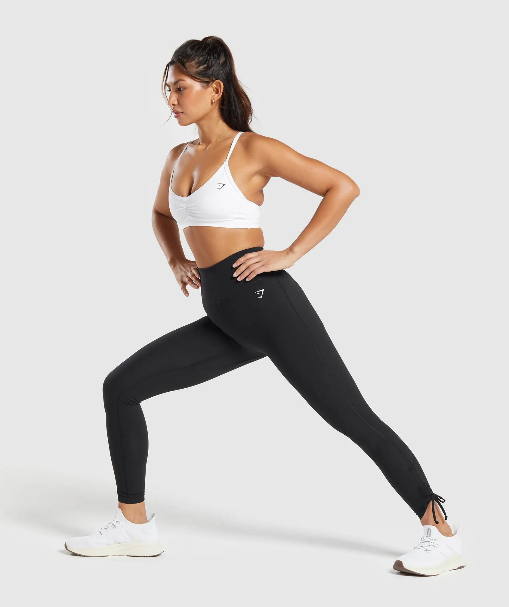 Gymshark Ribbon Ankle Leggings - Black