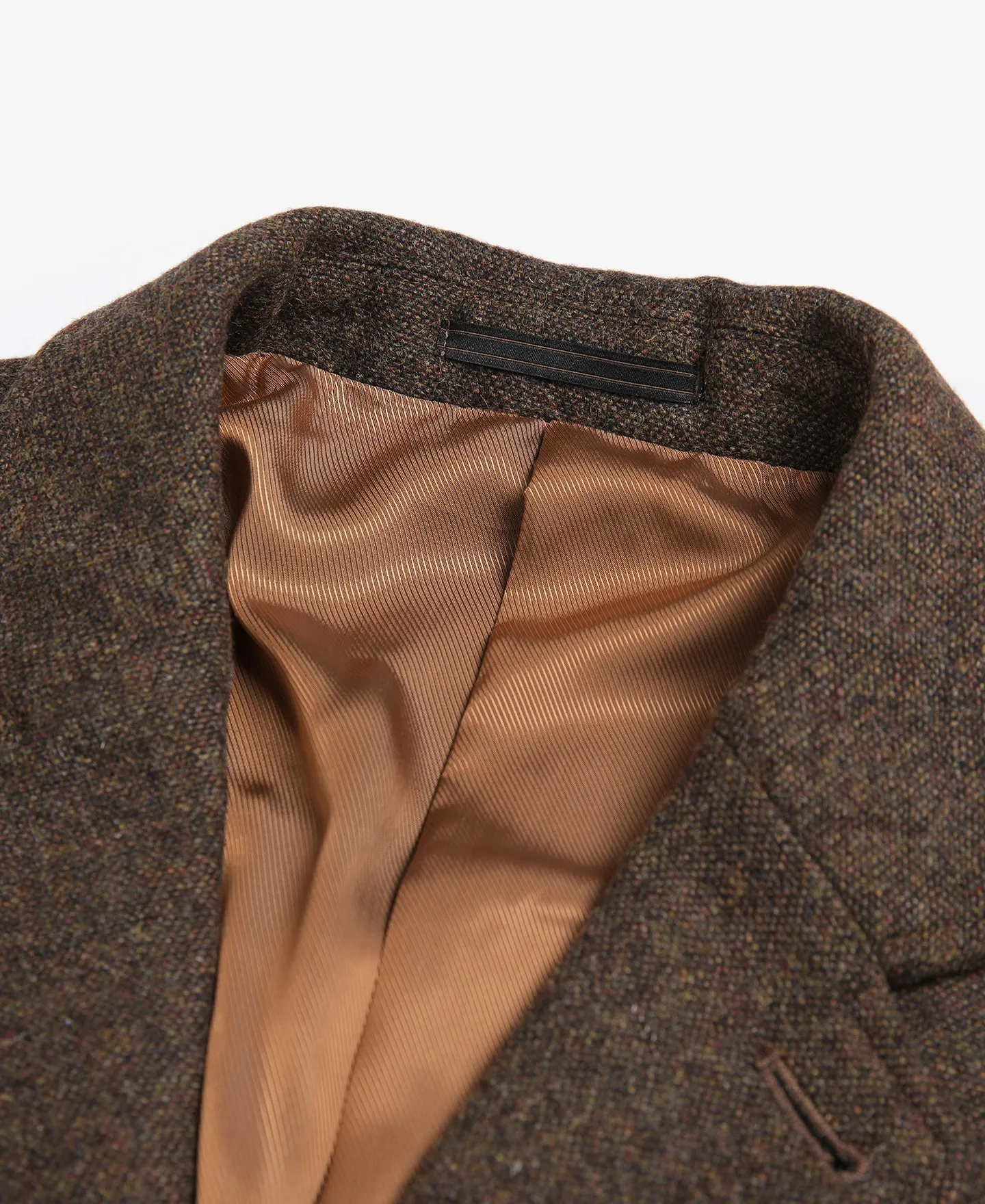 Half Norfolk Brown Tweed Jacket