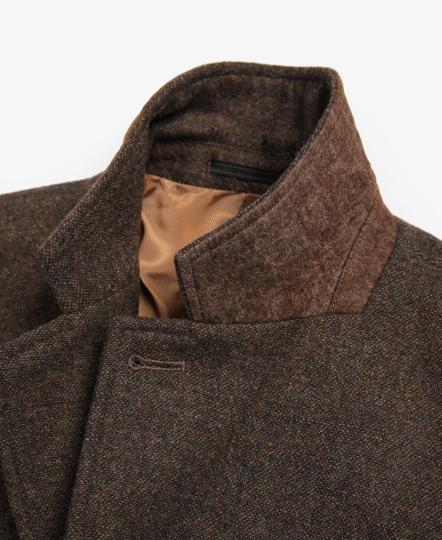 Half Norfolk Brown Tweed Jacket