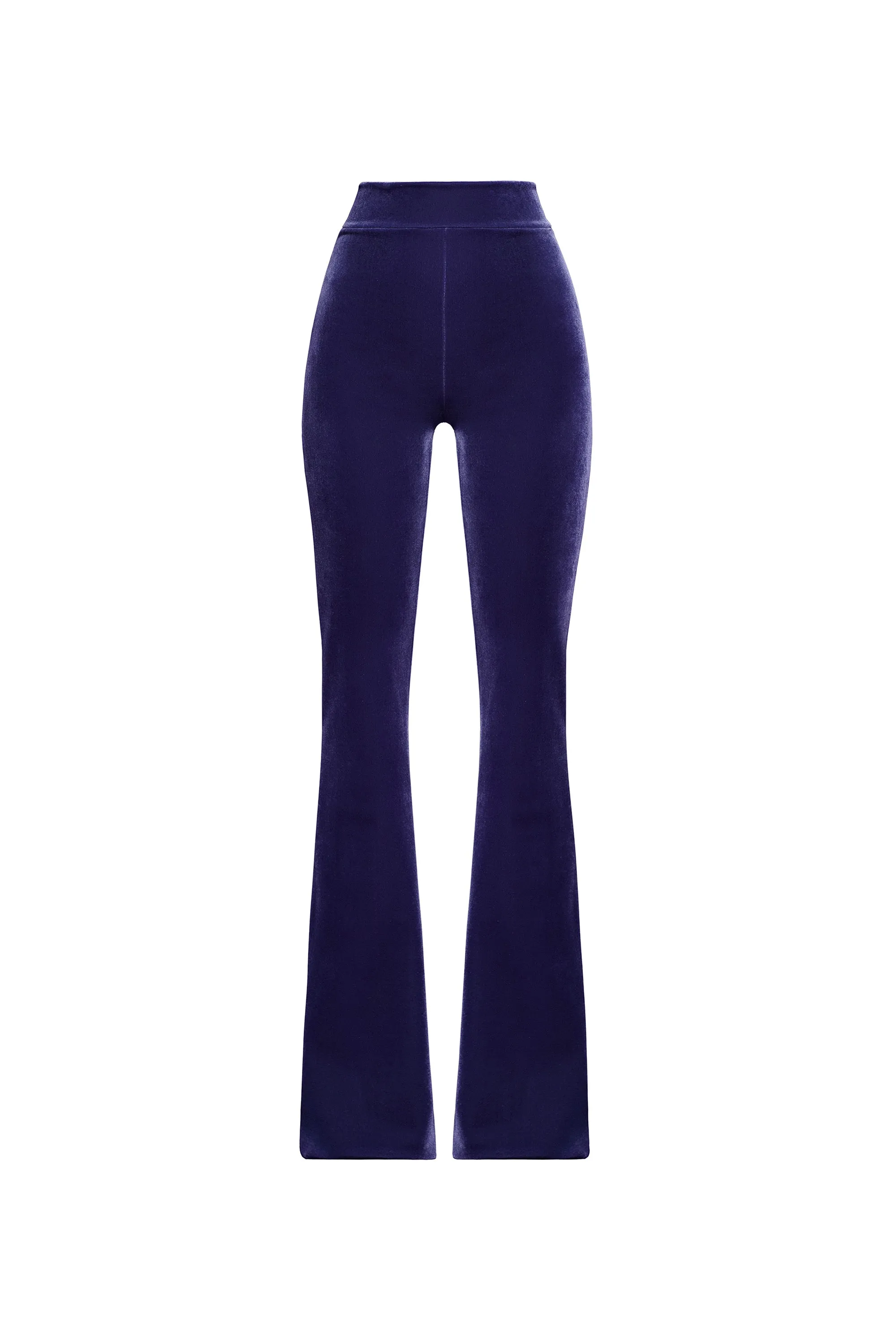 HIGH WAISTED VENUSETTE VELVET PANTS