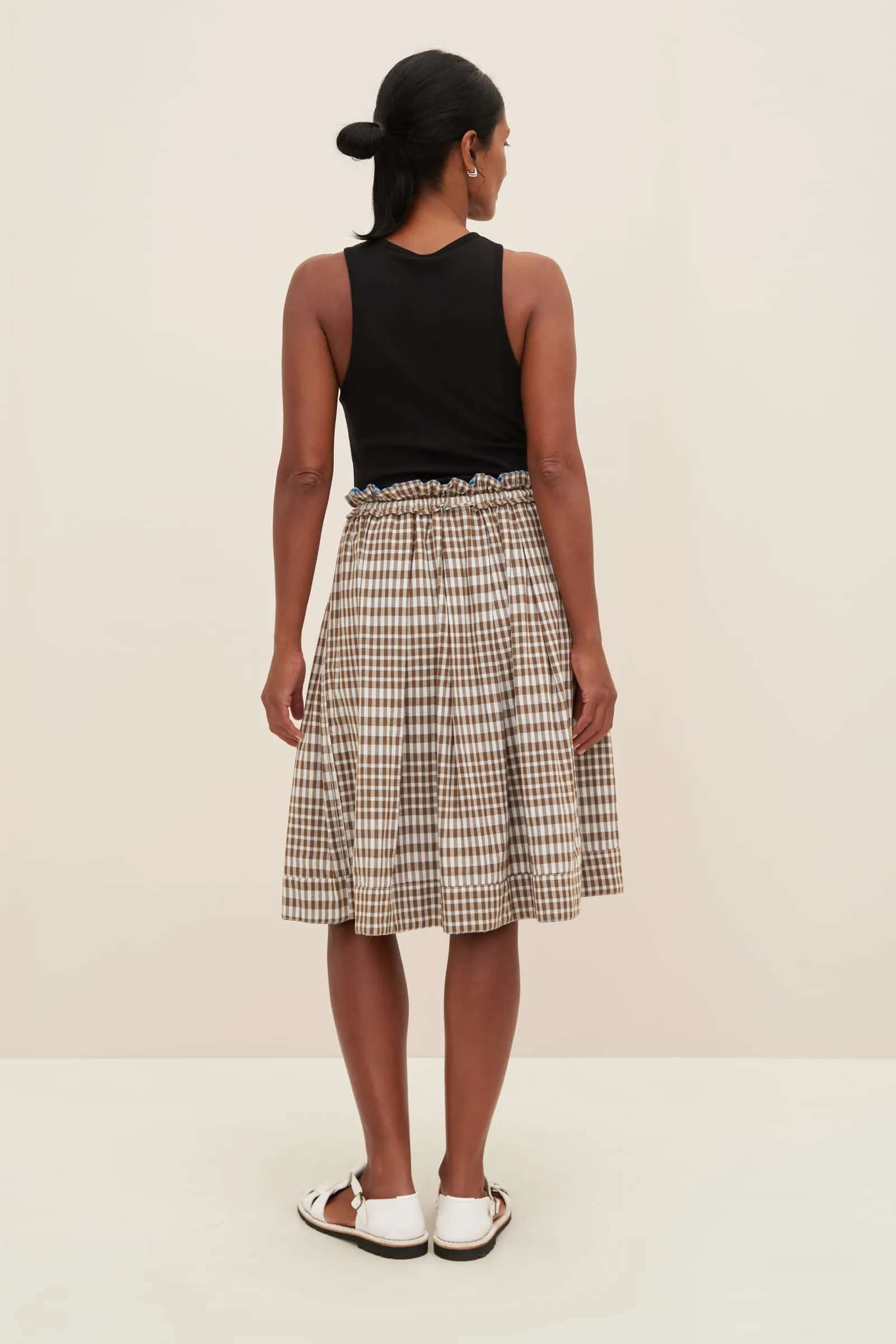 Kowtow Cove Skirt - Duo Check