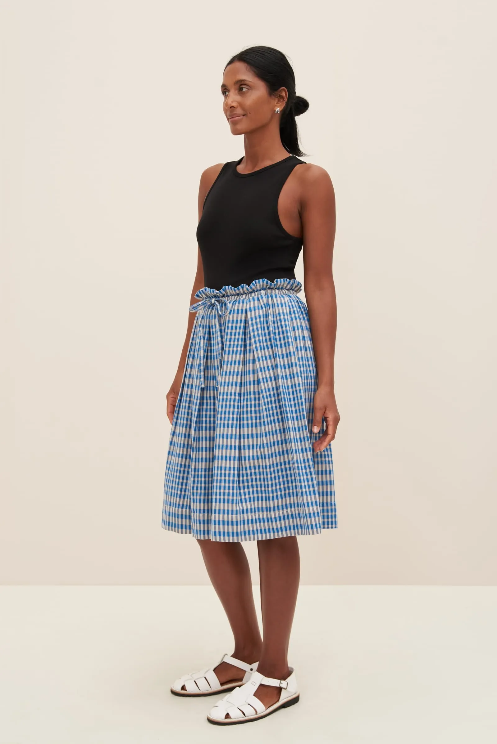 Kowtow Cove Skirt - Duo Check