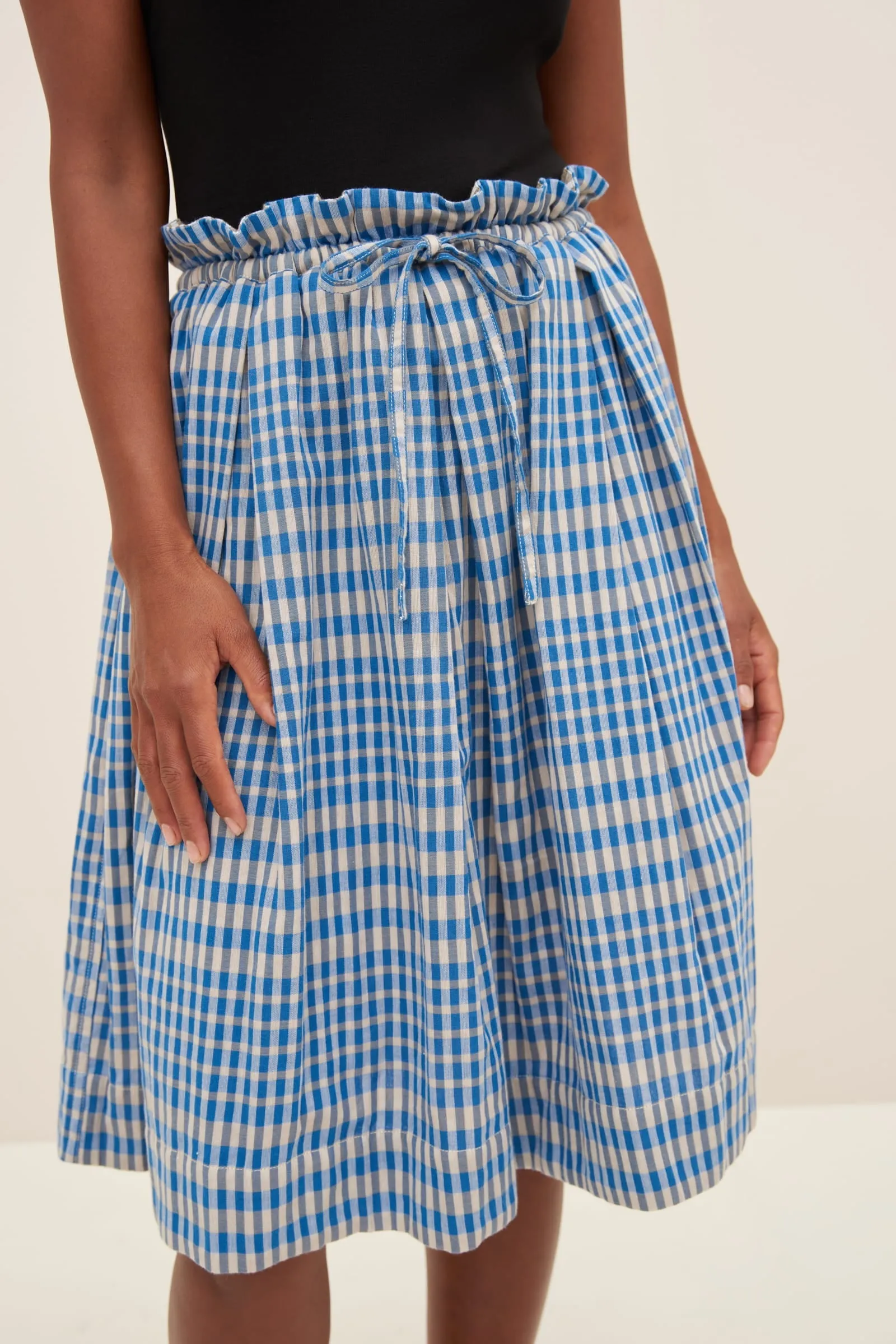 Kowtow Cove Skirt - Duo Check