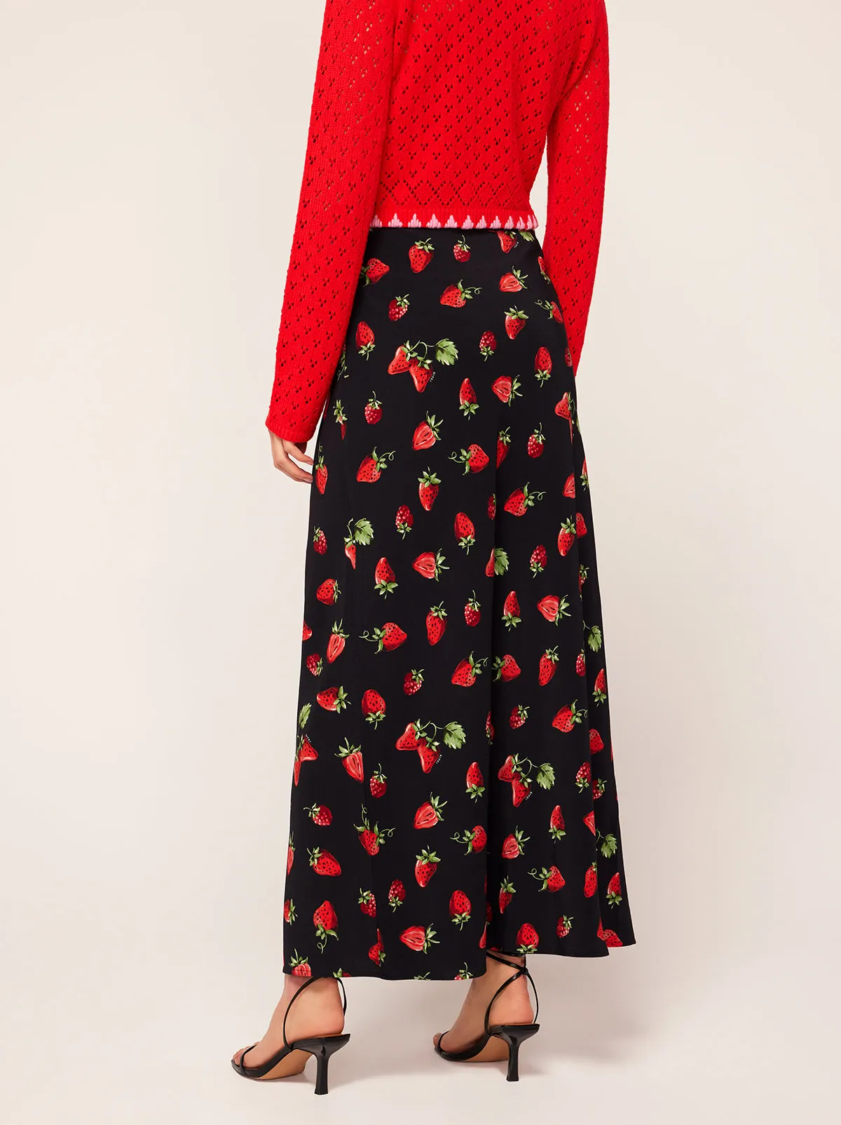 Layla Berry Print Skirt