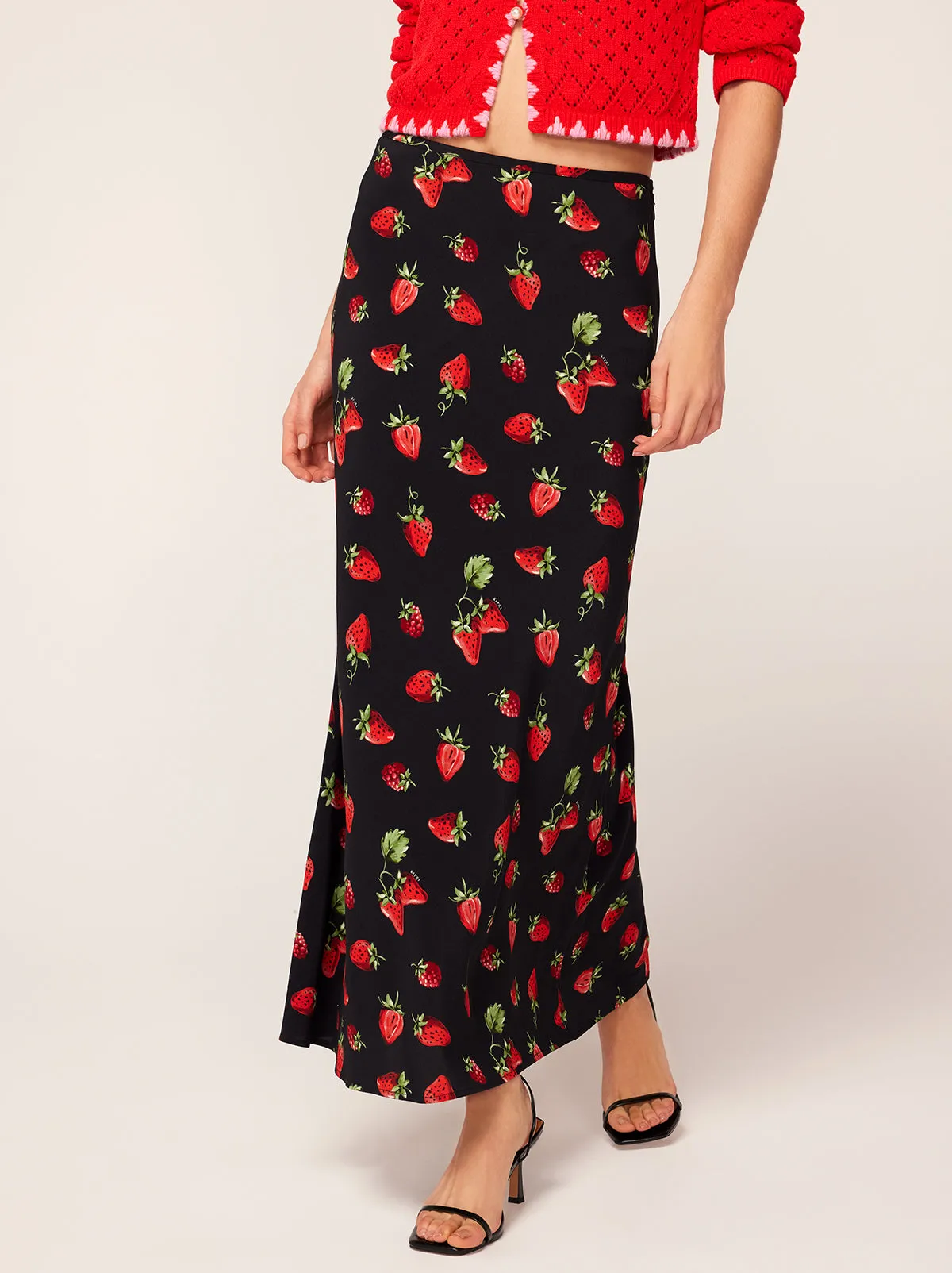 Layla Berry Print Skirt