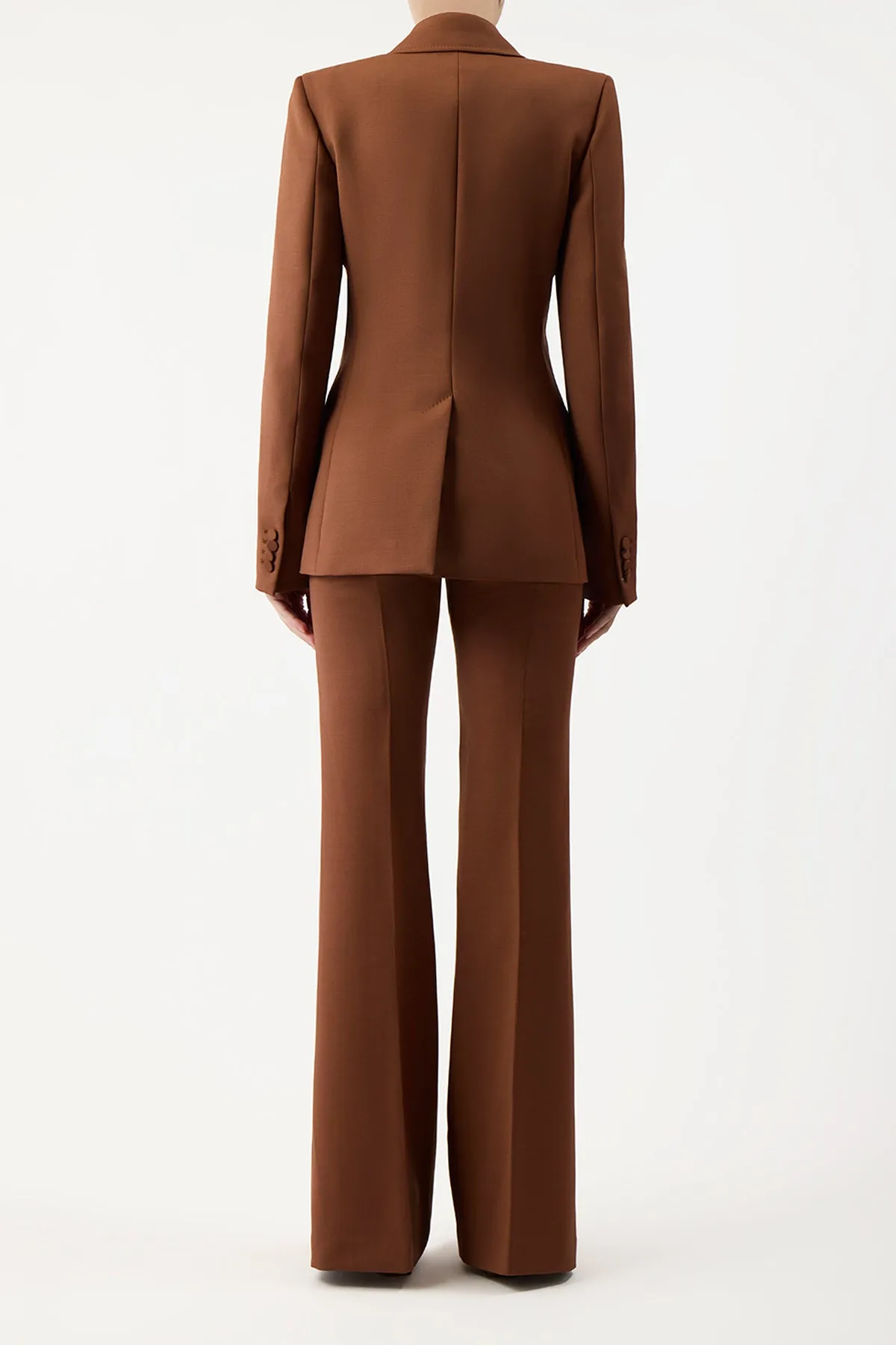 Leiva Blazer in Cognac Sportswear Wool