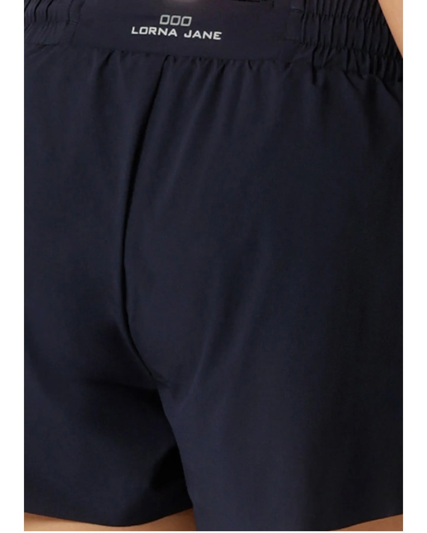 Lorna Jane Track Star Run Shorts - Midnight Blue