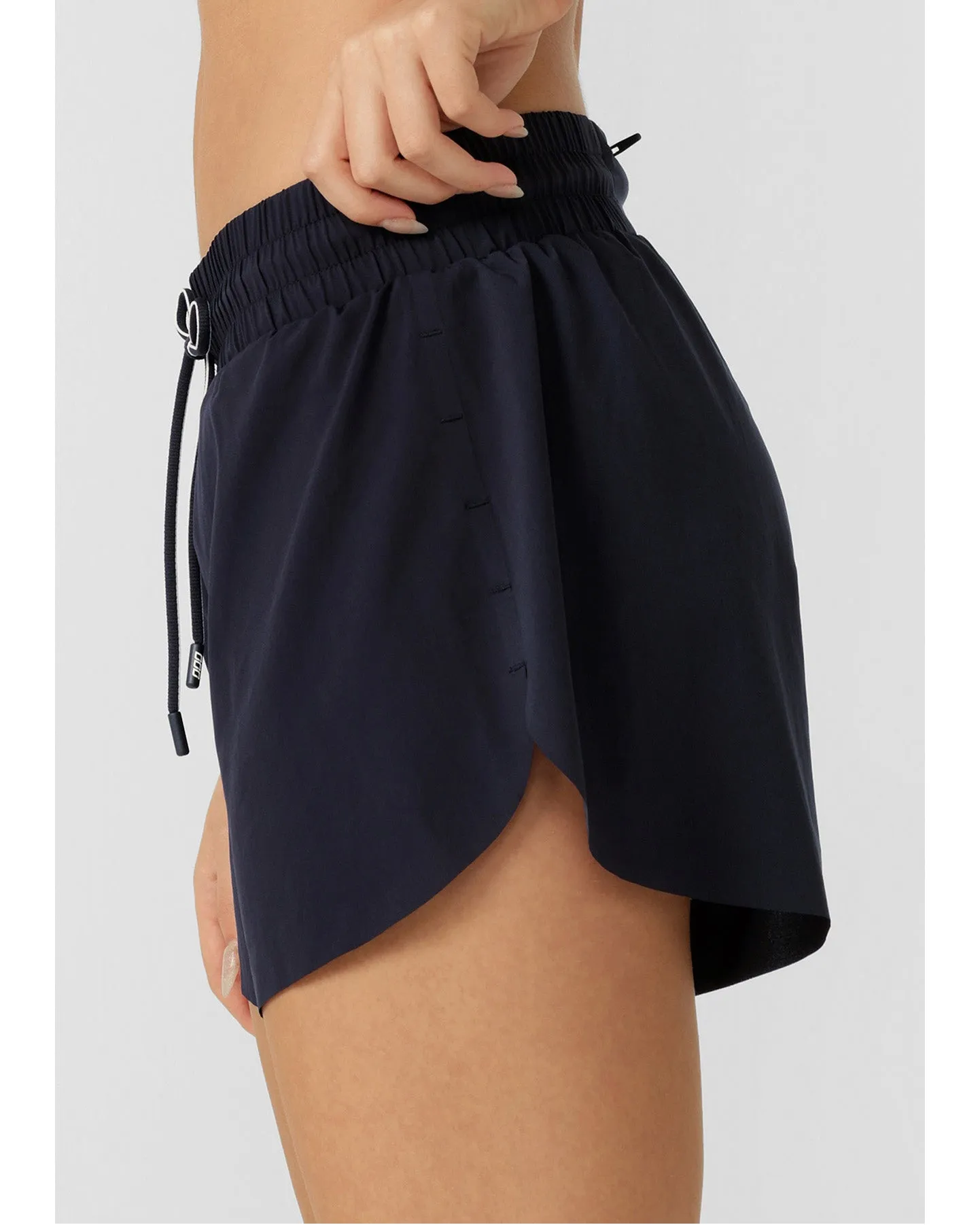 Lorna Jane Track Star Run Shorts - Midnight Blue