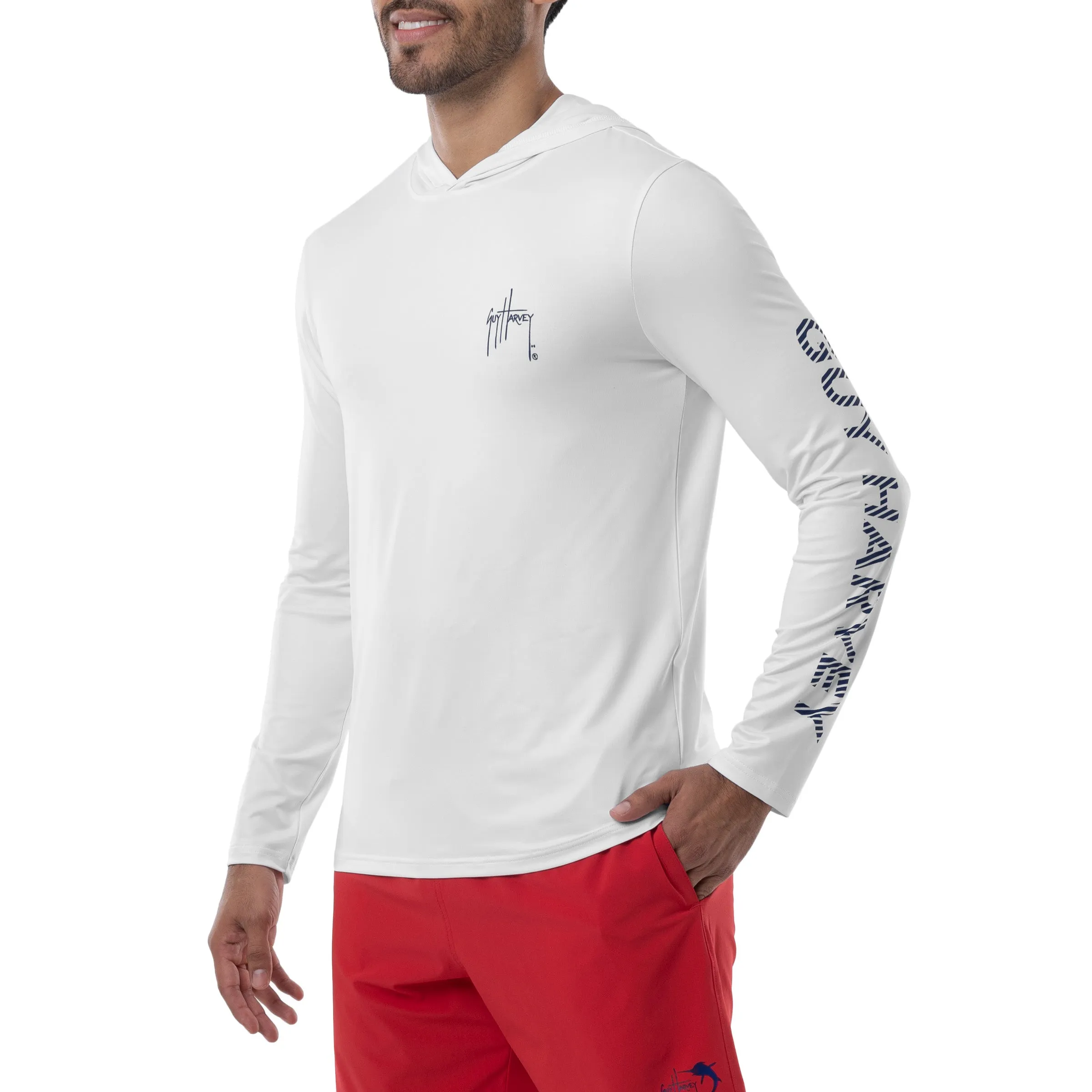 Men's Bill Flag Long Sleeve Performance Hoodie