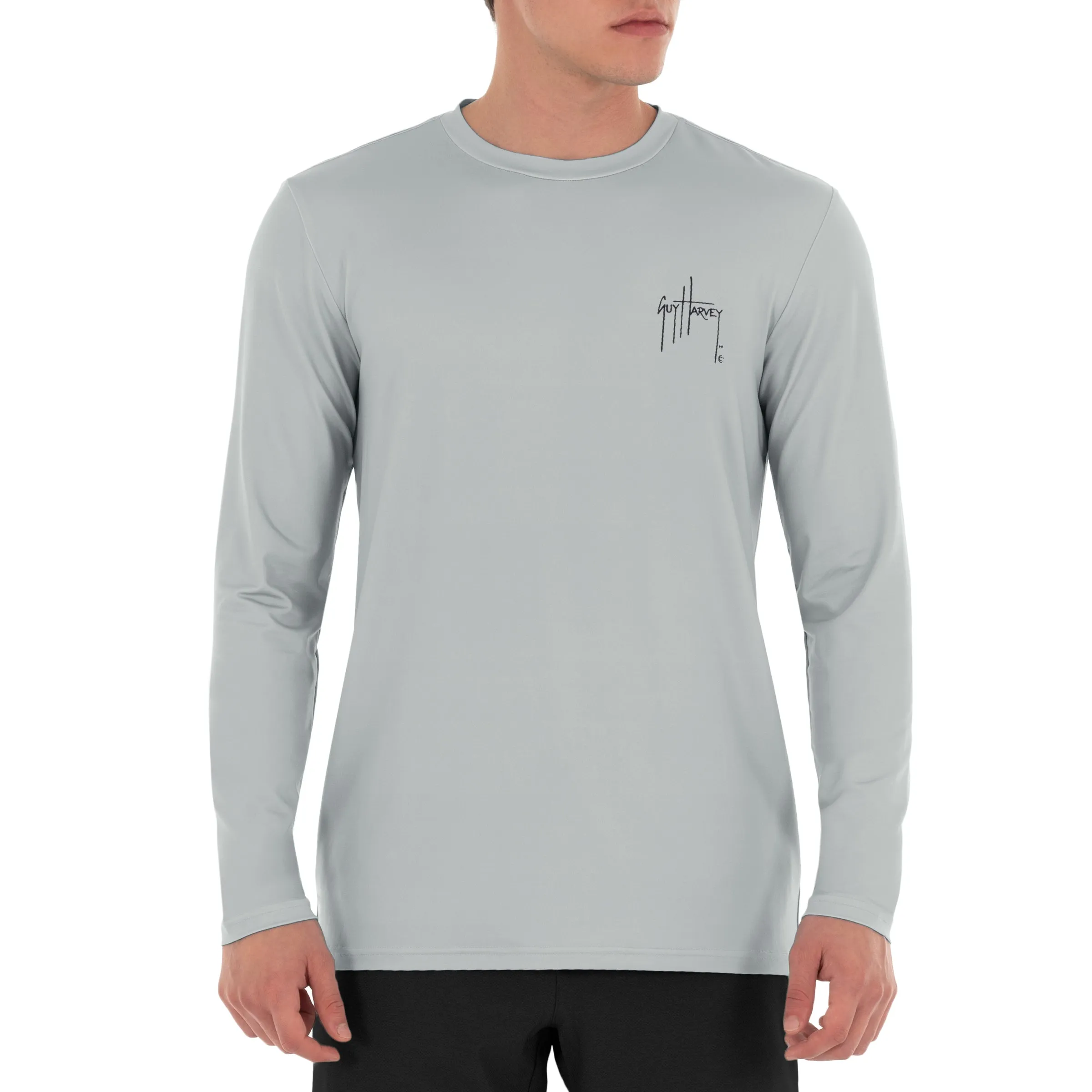 Men's Slam Split Sun Protection Grey Top