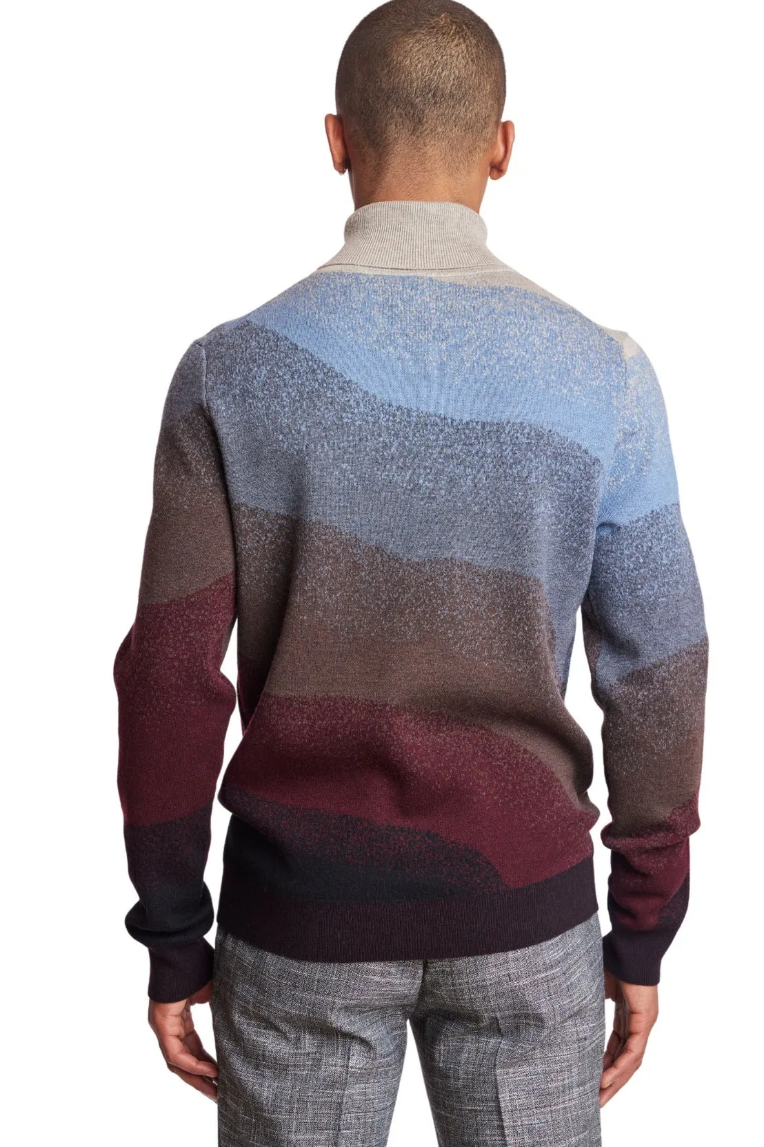 Multicolor Turtleneck - Midnight Mix