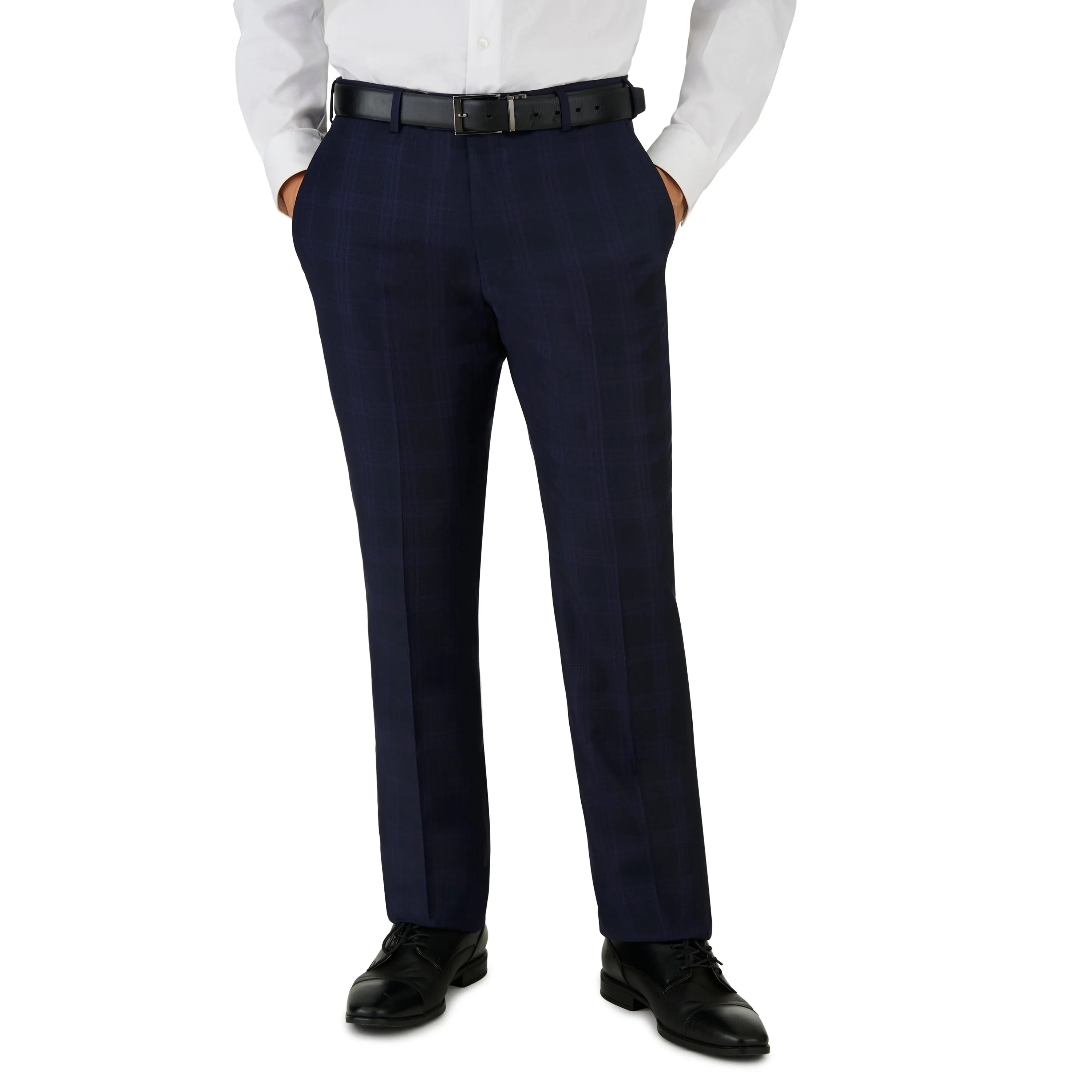 Navy with Indigo Check Suit