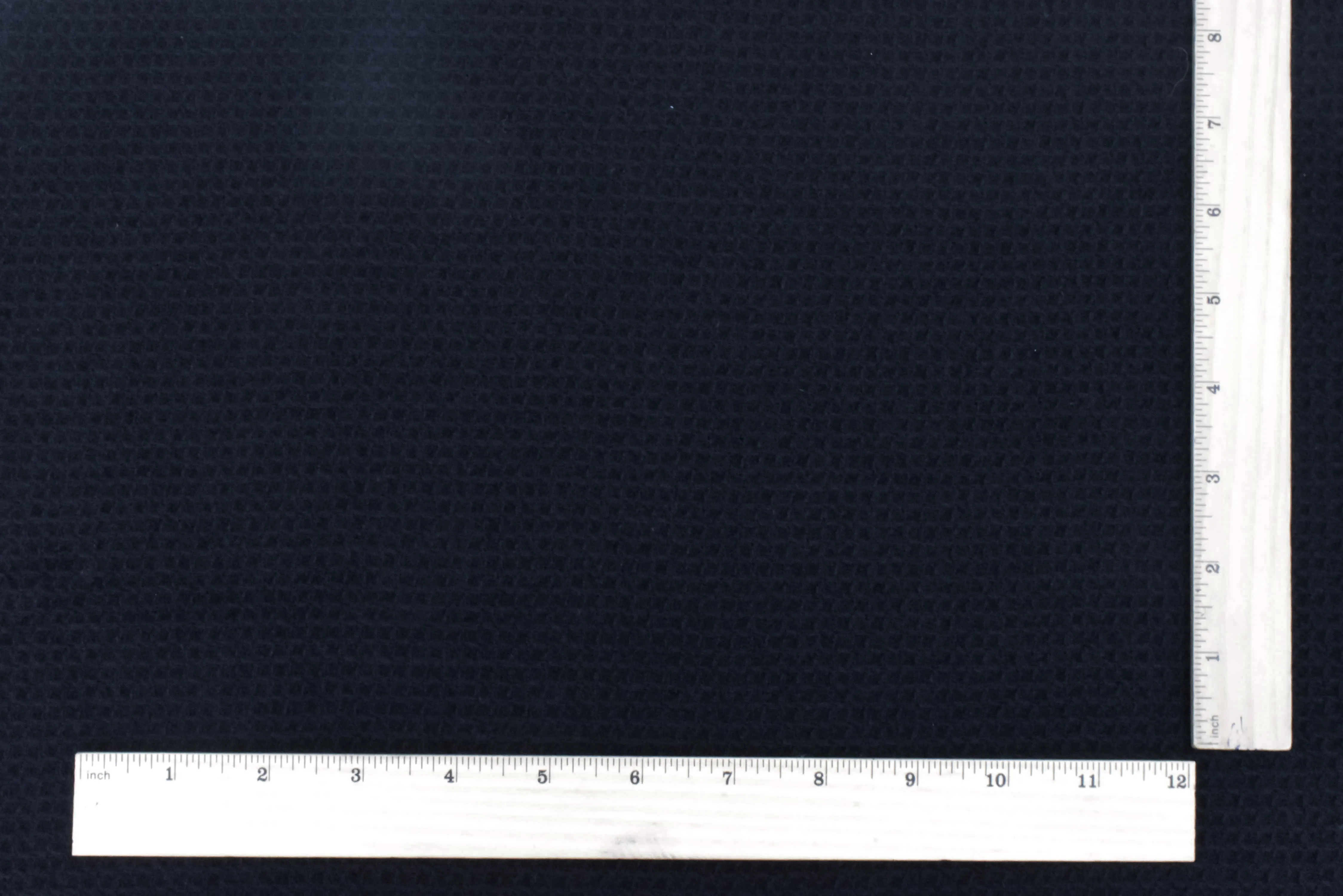 Night Blue 3D Texture Poly-Wool Woven Jacketing Fabric