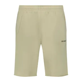 OFF-WHITE Caravaggio Diag Cotton Sweat Shorts Sand