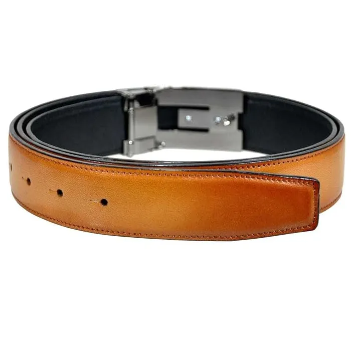 OHM New York Executive Stitched Leather Belts