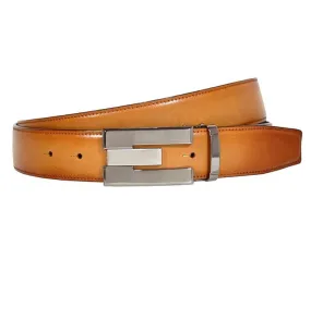 OHM New York Executive Stitched Leather Belts