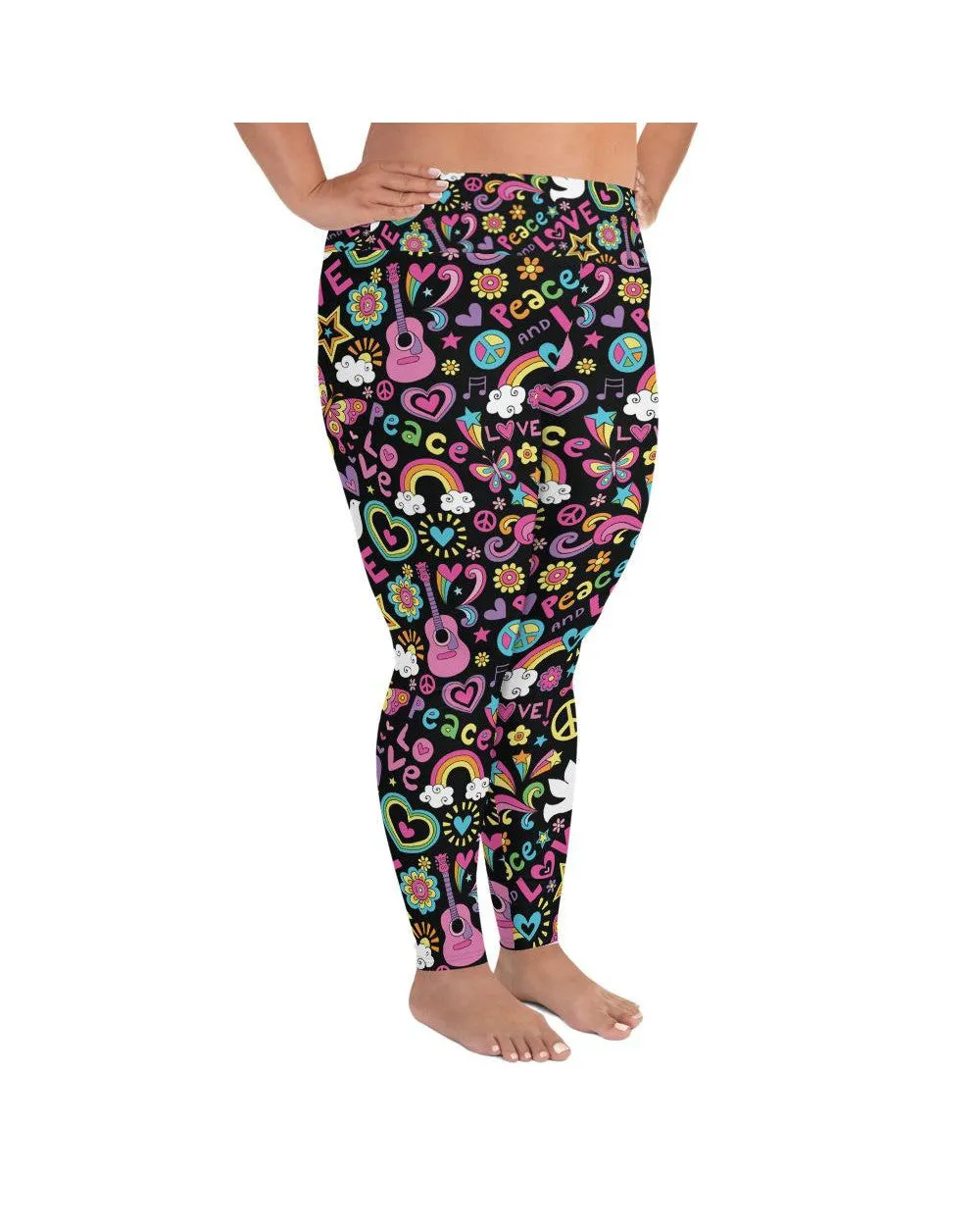 Peace and Love Plus Size Leggings