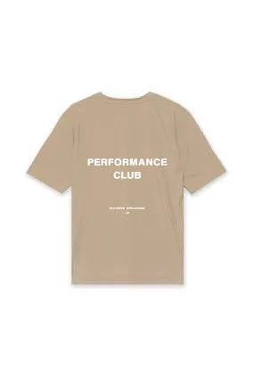 PERFORMANCE CLUB TEE - TAUPE