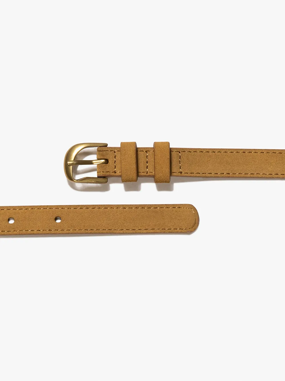 Petit Twist Buckle Belt -- Tan