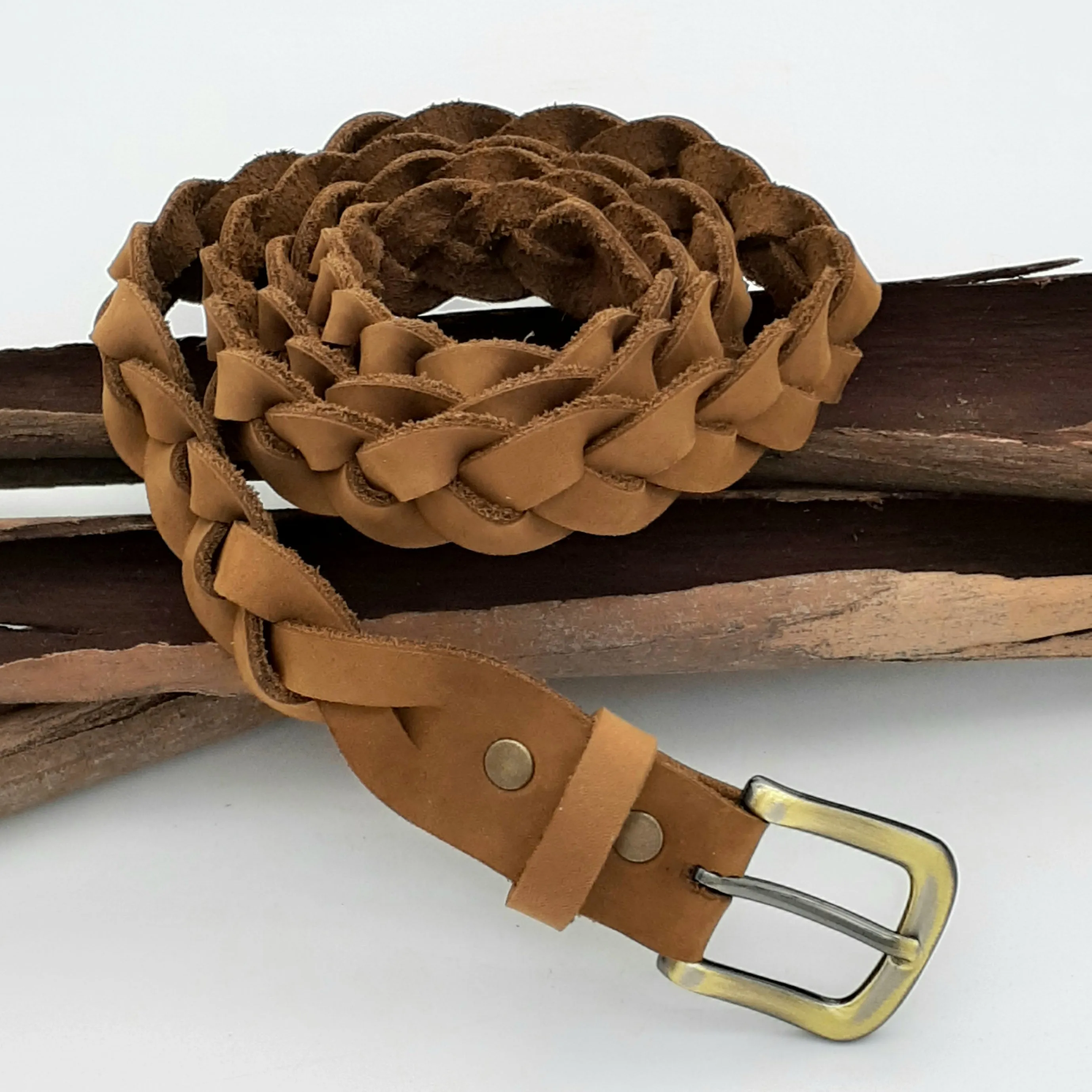 Plaited Leather Belt