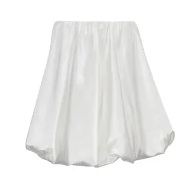 Pre Order:  Solid Satin High Waisted Mini Skirt