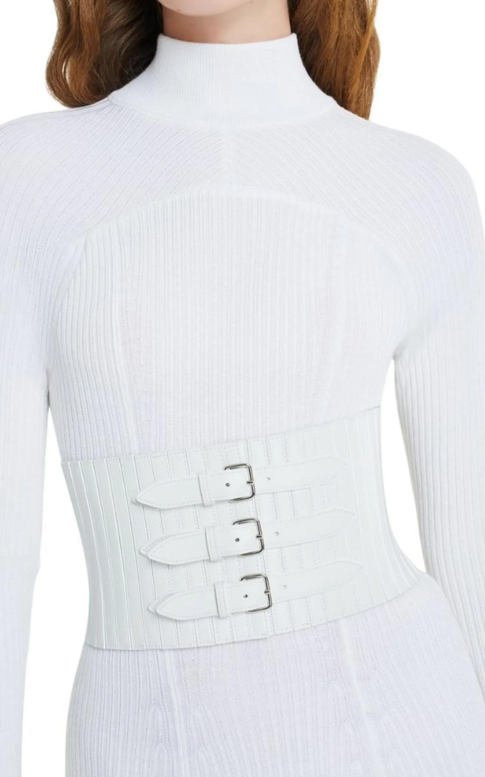 Ribbed Stretch Corset Belt