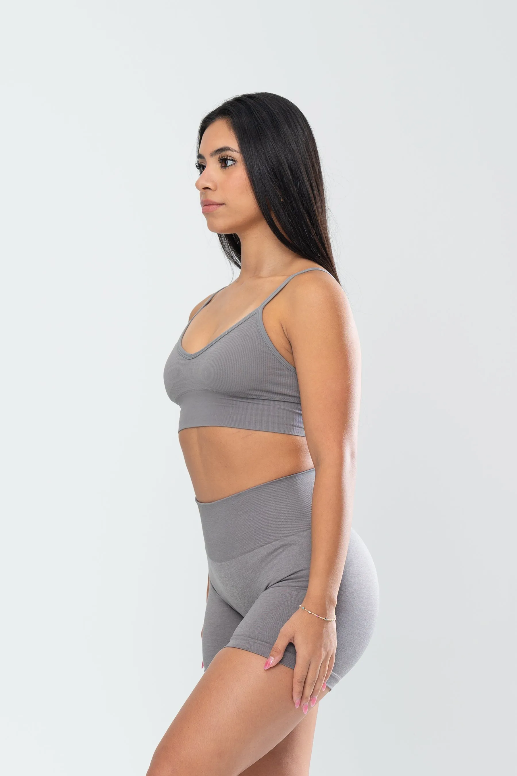 STELLA SEAMLESS BRA - STEEL