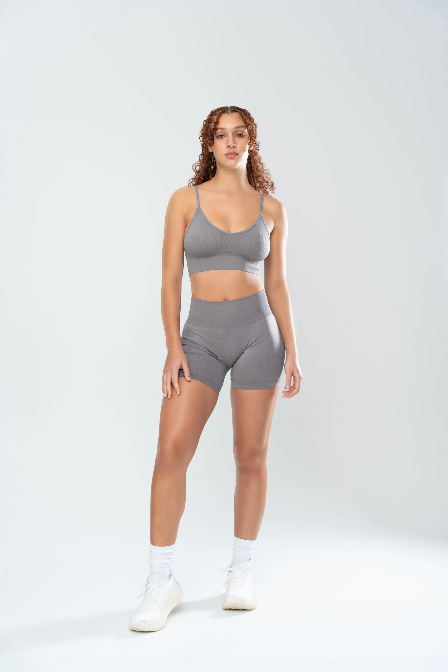 STELLA SEAMLESS BRA - STEEL