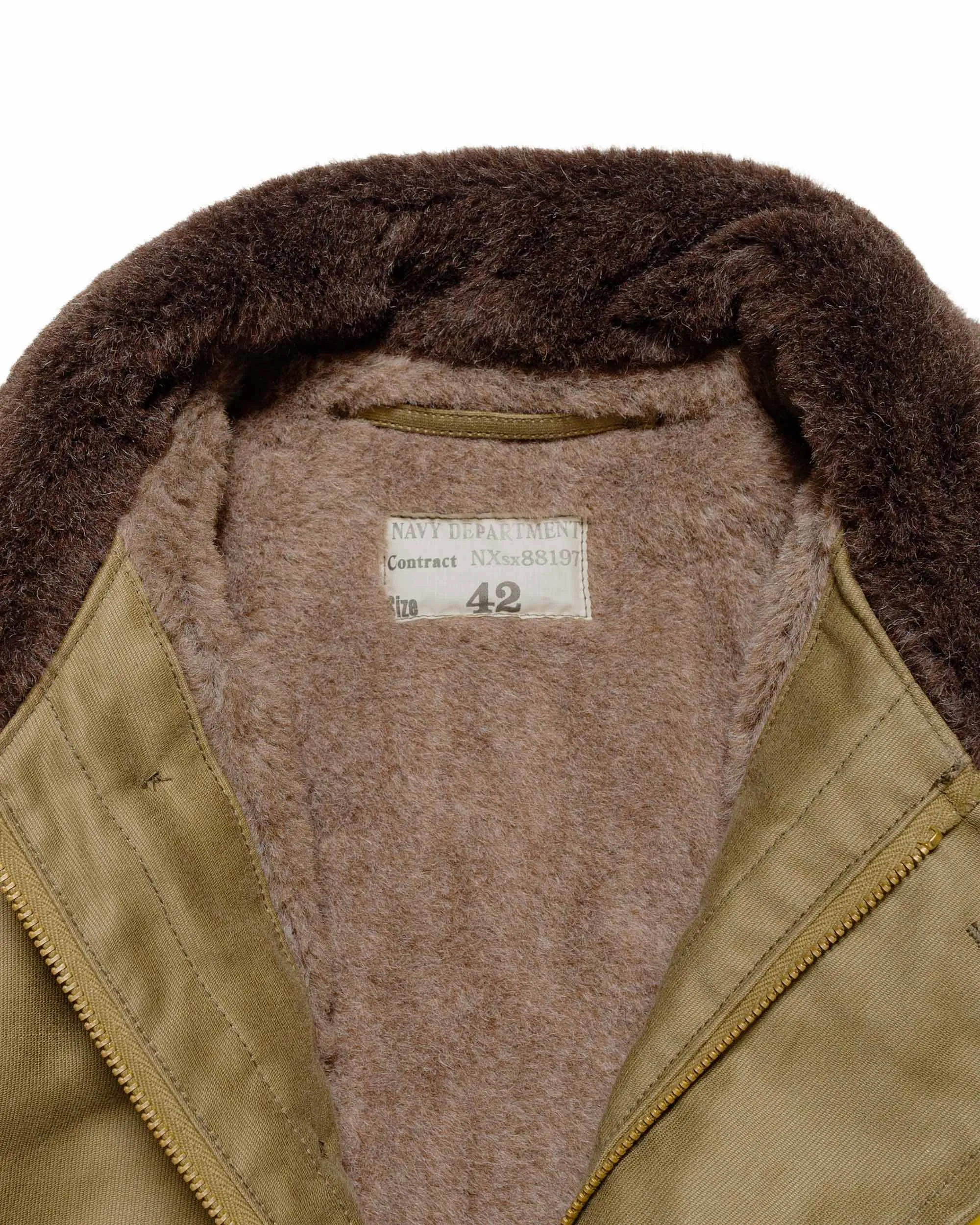 The Real McCoy's MJ22114 N-1 Deck Jacket (Khaki)