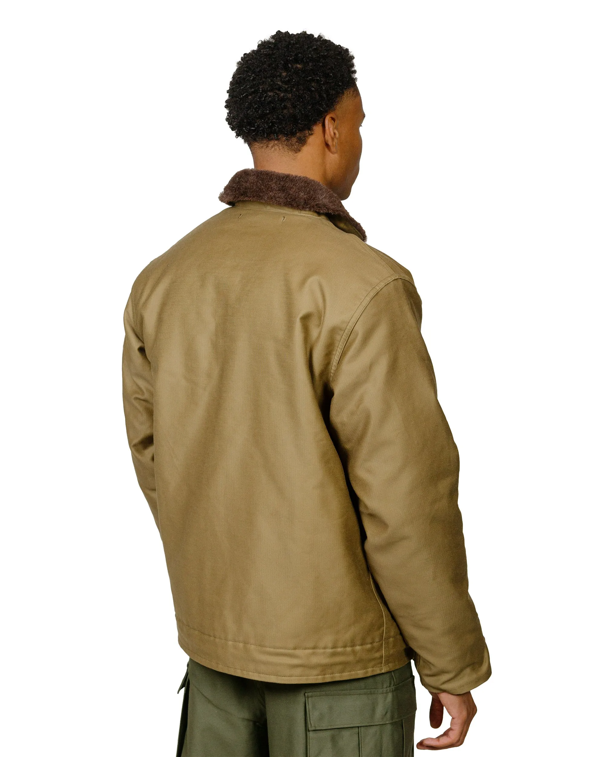 The Real McCoy's MJ22114 N-1 Deck Jacket (Khaki)