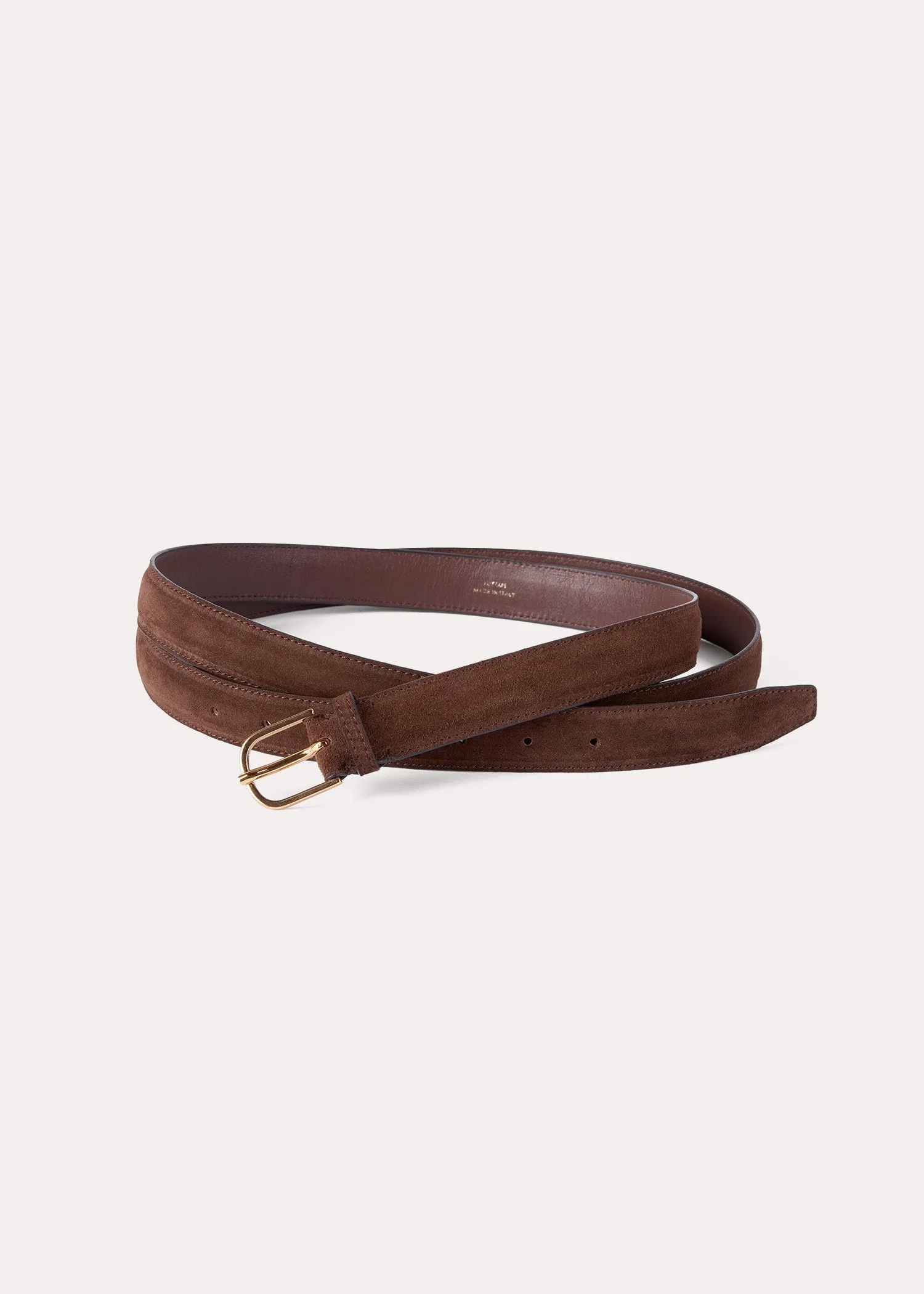 Wrap belt chocolate brown